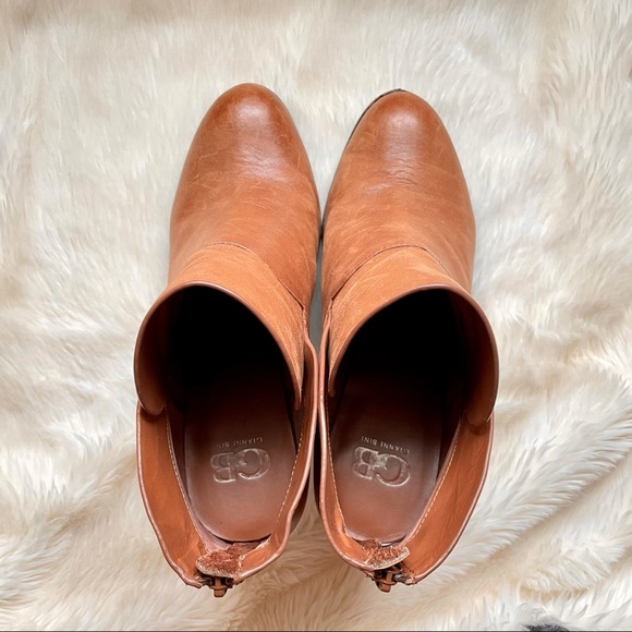 Gianni Bini Leather Ankle Heeled Boot size 11 - Picture 3 of 4